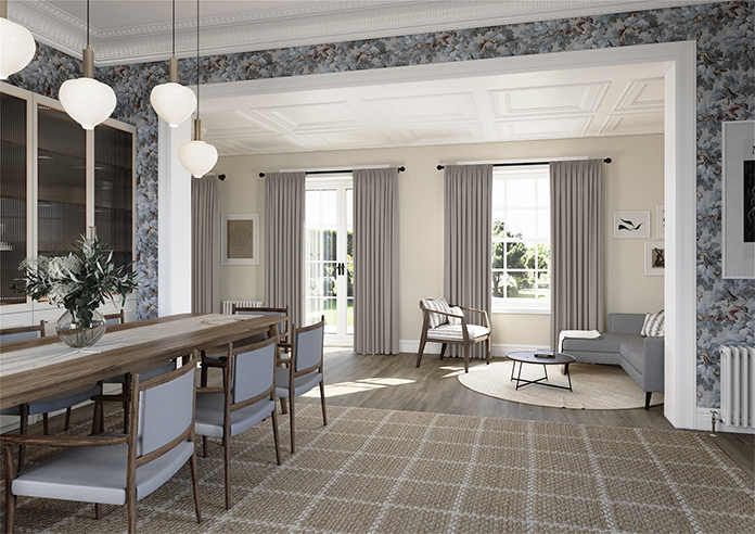 Stockholm, Slate - Made to Measure Curtains - Image 7